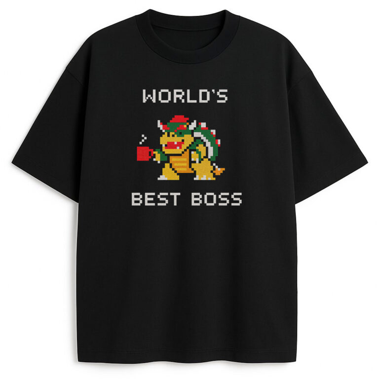 T-shirt Bowser Best Boss