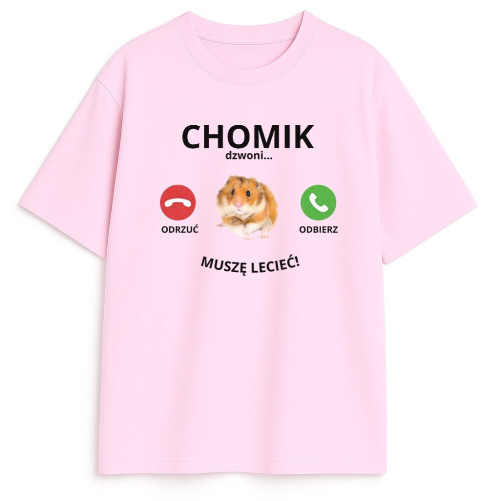 T-shirt Chomik Dzwoni Muszę Lecieć — zdjęcie 3