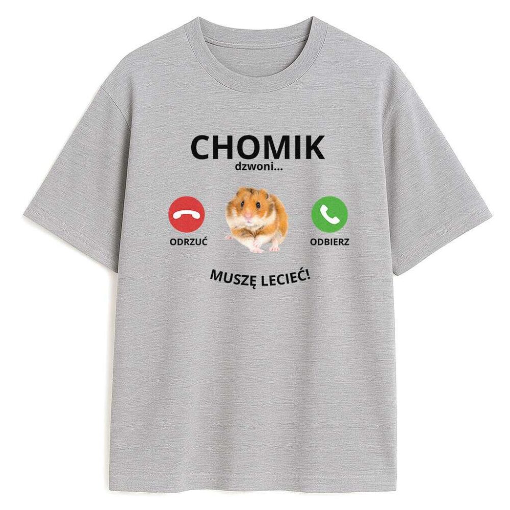 T-shirt Chomik Dzwoni Muszę Lecieć — zdjęcie 4