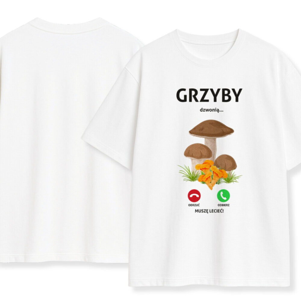 T-shirt Grzyby Dzwonią Muszę Iść — zdjęcie 4