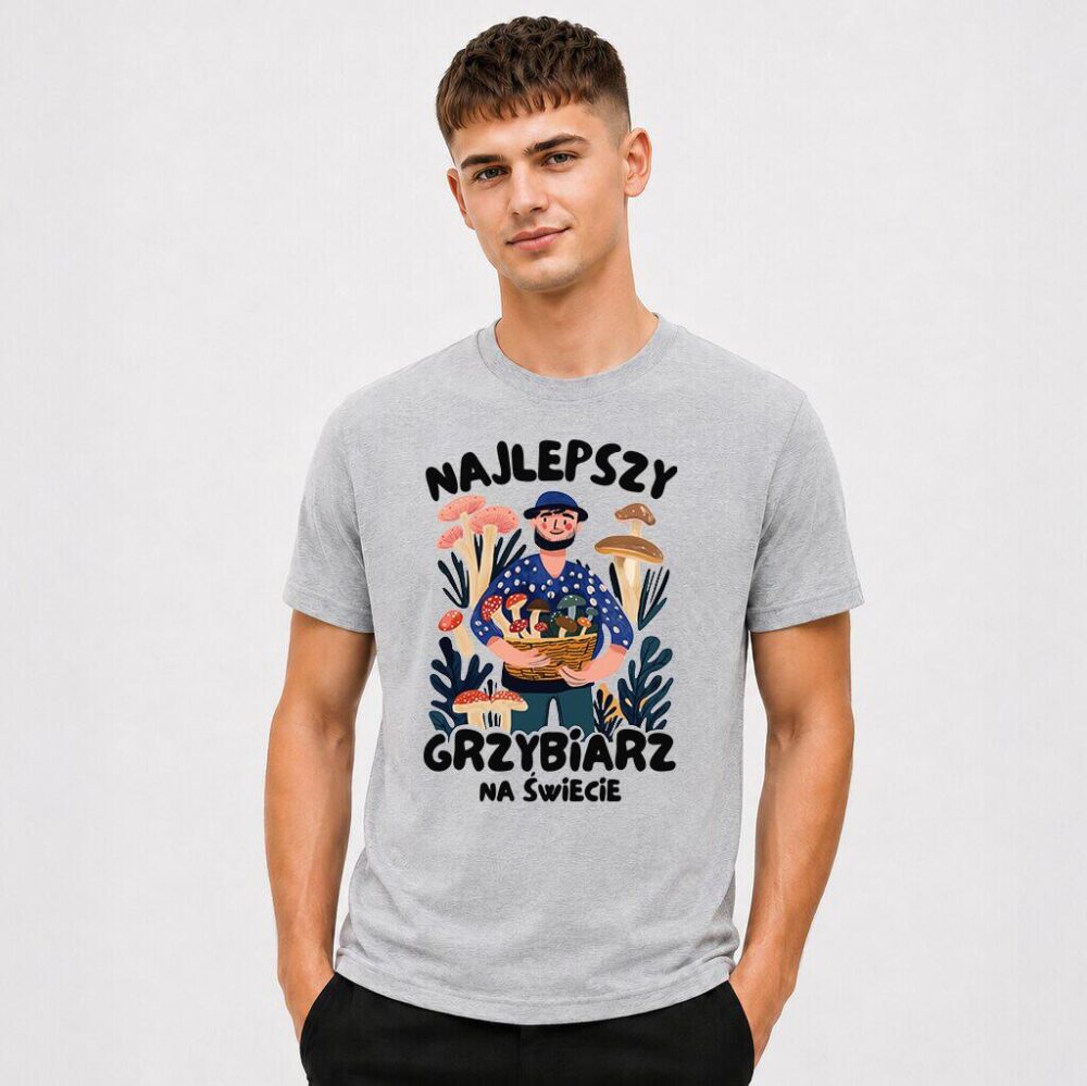 T-shirt Najlepszy Grzybiarz Na Świecie — zdjęcie 6