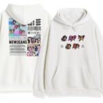 bluza z kapturem NewJeans Powerpuff Wyprzedaż