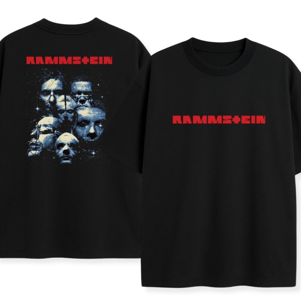 t-shirt dwustronny Rammstein Red Wyprzedaż