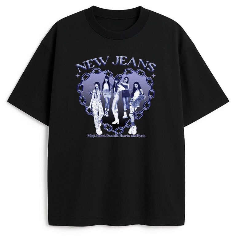 T-shirt NewJeans Heart