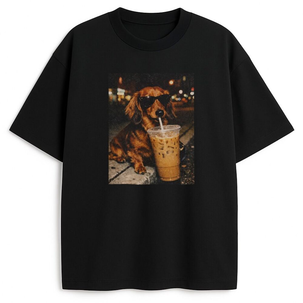 T-shirt Najpierw Kawa Potem Hau — zdjęcie 4