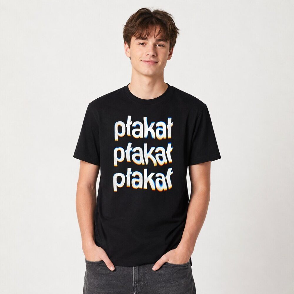 T-shirt Płakał Płakał Płakał — zdjęcie 4