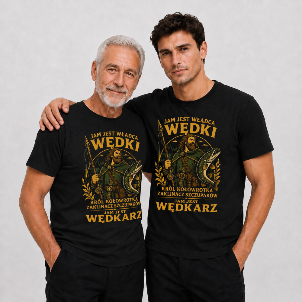 T-shirt Jam Jest Wędkarz — zdjęcie 3