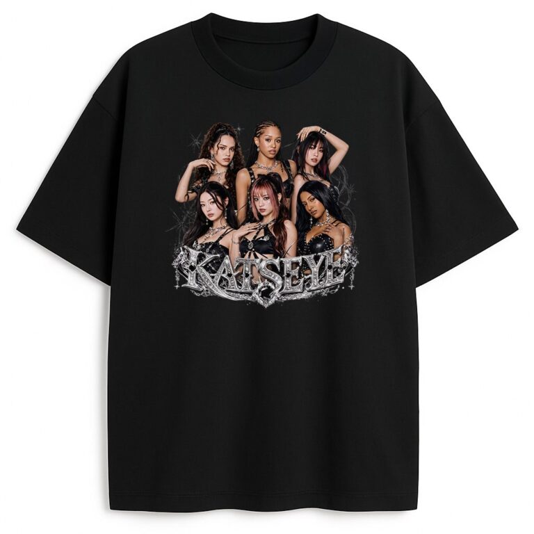 T-shirt Katseye Silver