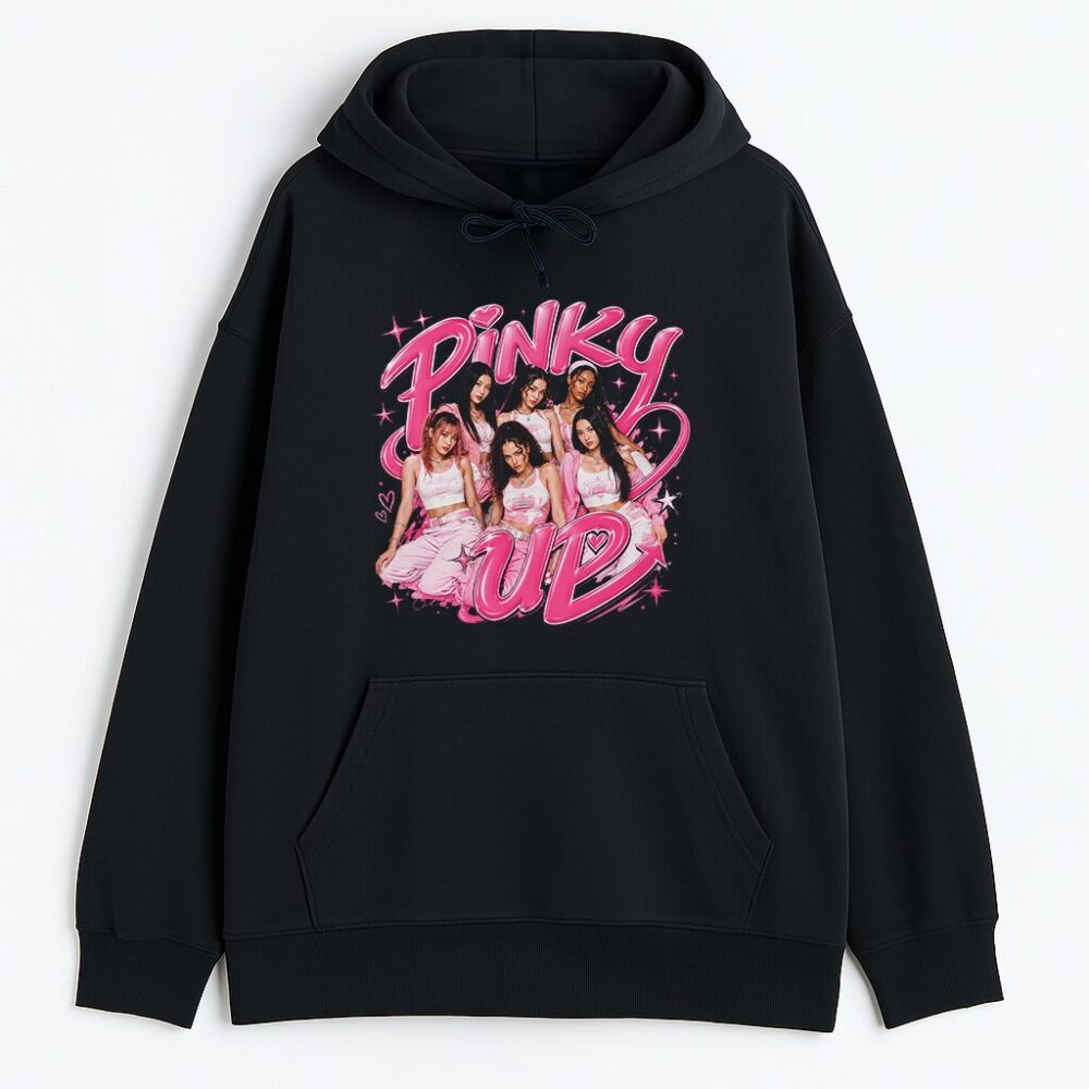 Bluza z kapturem Katseye Pinky Up — zdjęcie 3
