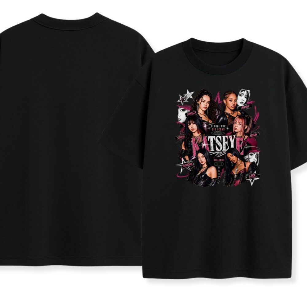T-shirt Katseye K-pop Queens — zdjęcie 4