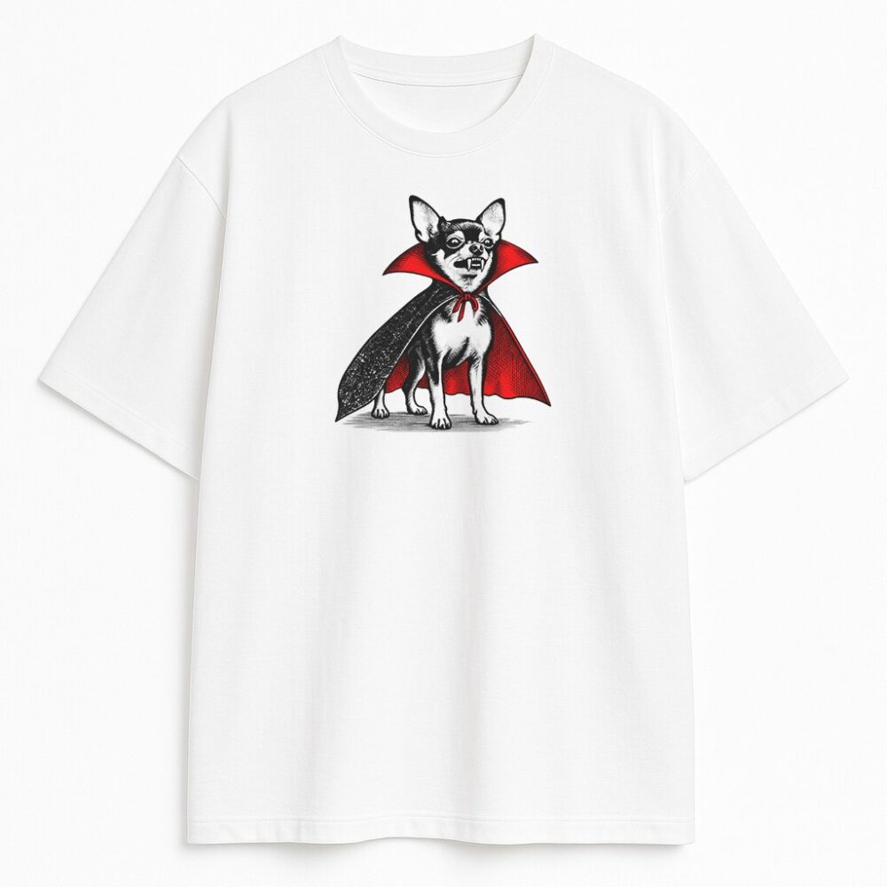 T-shirt Chihuahua Dracula — zdjęcie 1