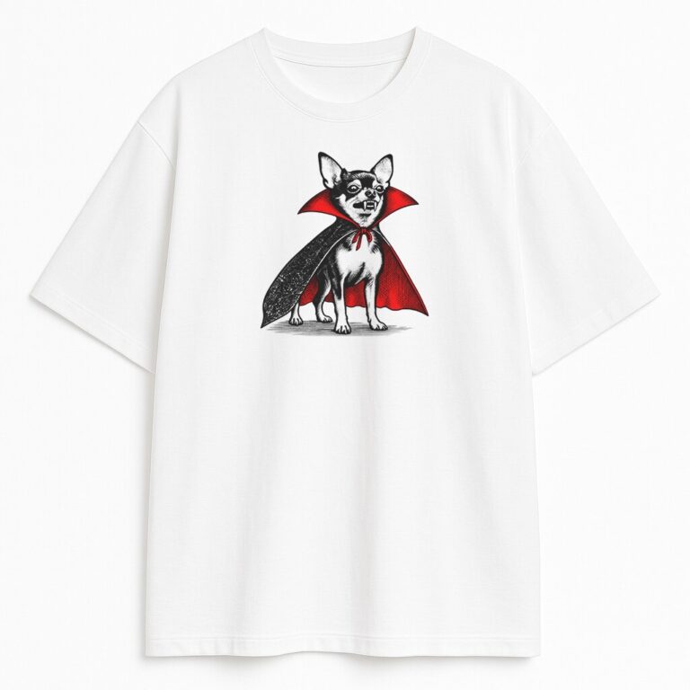 T-shirt Chihuahua Dracula