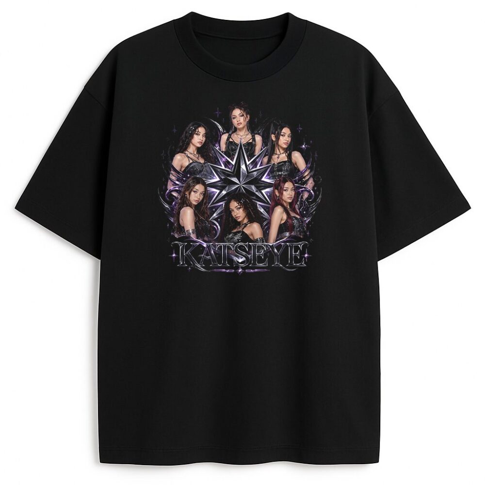 T-shirt Katseye K-pop Dark — zdjęcie 2
