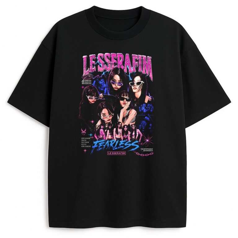 T-shirt Le Sserafim Glam K-pop