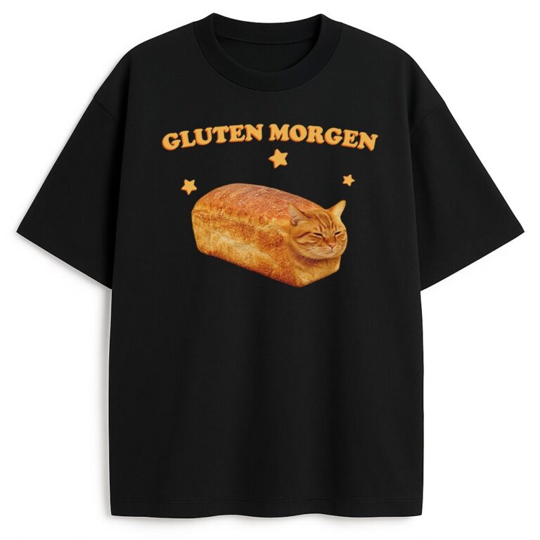 T-shirt Kot Chlebek Gluten Morgen