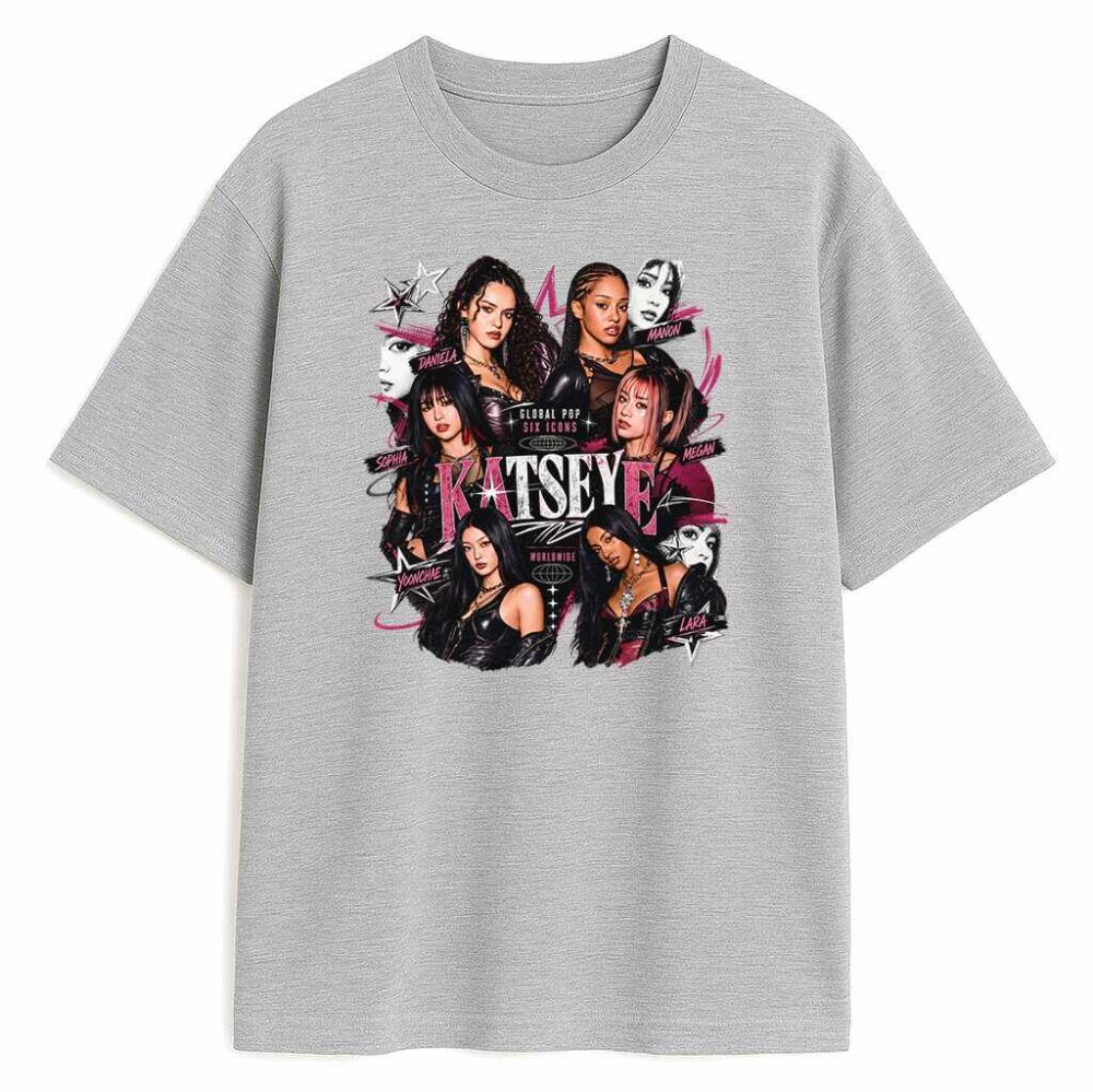 T-shirt Katseye K-pop Queens — zdjęcie 1