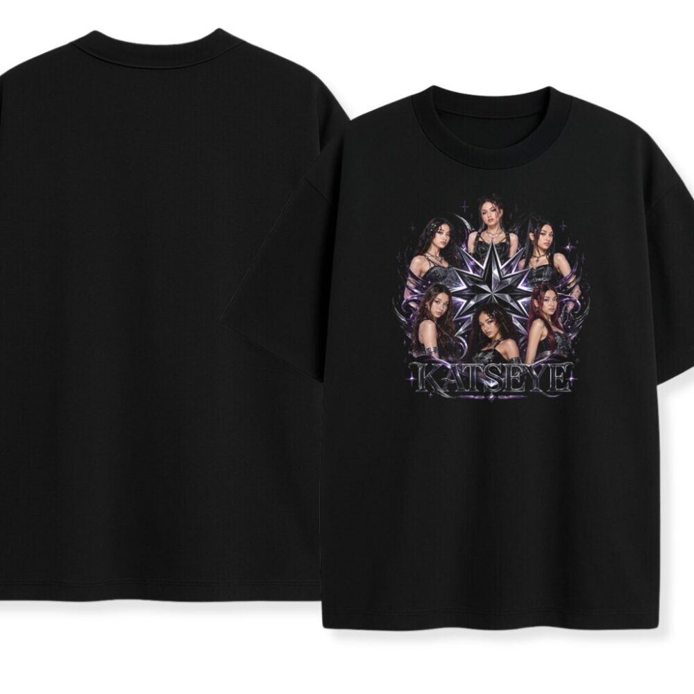 T-shirt Katseye K-pop Dark — zdjęcie 3