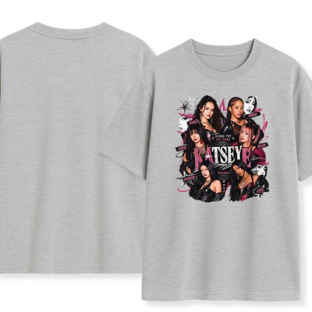 T-shirt Katseye K-pop Queens — zdjęcie 5