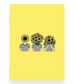 zeszyt sunflowers in head