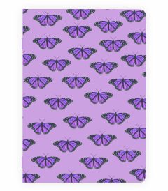 zeszyt w motyle motyl butterflies violet